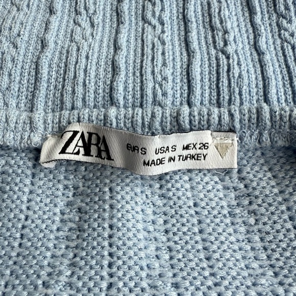 ZARA Knit Ribbed Mini Dress - Picture 6 of 6